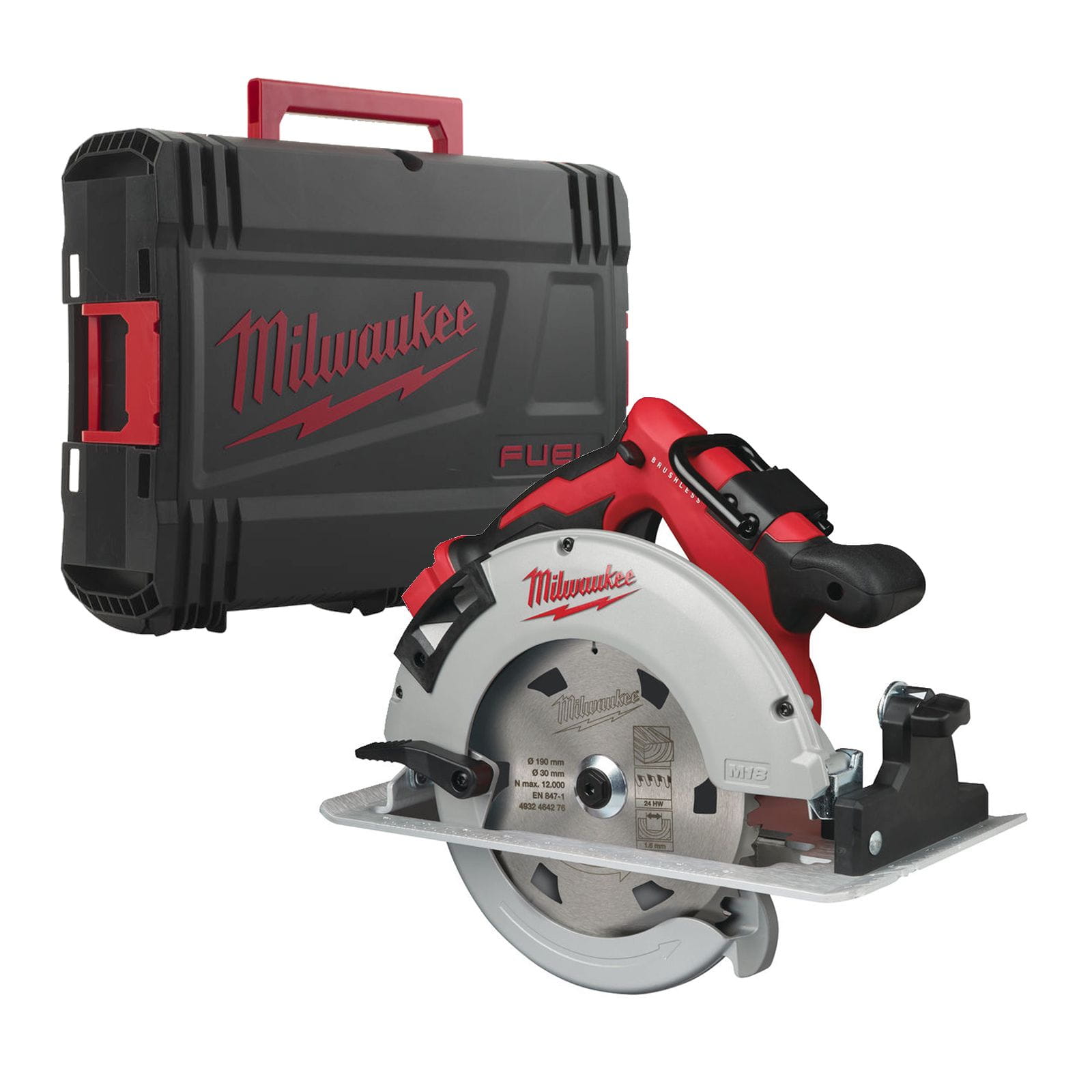 Акумулаторен безчетков циркуляр MILWAUKEE M18 BLCS66-0X, 18 V, 190 mm / 4933464589 Акумулаторен безчетков циркуляр MILWAUKEE M18 BLCS66-0X, 18 V, 190 mm / 4933464589